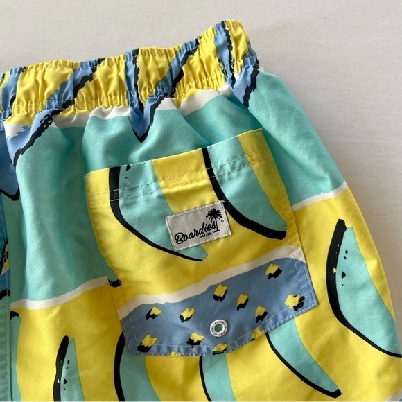 Boardies Apparel Blue Swim Shorts 80’s Print Size L - Picture 3 of 10